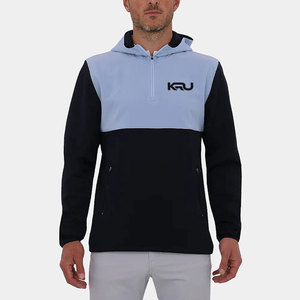 Sweat à capuche de golf actif 100 % coton doux pour homme, coupe classique, vêtement de sport d'hiver, séchage rapide, respirant, idéal pour le driving range - Product Image 1