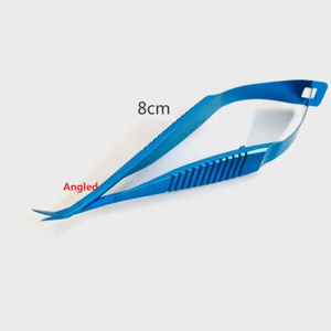 Micro-ciseaux Castroviejo droits 8 cm avec poignée à ressort, instrument chirurgical ophtalmique CE OEM - Product Image 3