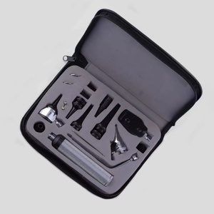 High Quality Medical Grade Stainless Steel Ear Speculum LED Diagnostic Equipment Portable Fiber <b>Optical</b> Otoscope Laryngoscope - Product Image 4