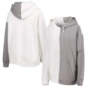 Sweat-shirt à capuche unisexe en coton épais, imprimé sur mesure, avec broderie et poche à cordon, chaud pour la saison d'automne - Product Image 2