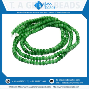 Cuentas de vidrio marmoleado hechas a mano, cuentas espaciadoras redondas en hebra para la fabricación de joyas y manualidades DIY - Product Image 6