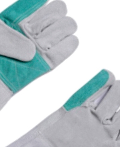 High Quality High Heat Resistance Anti-Cut Anti-Smash Breathable/Comfortable Fleece Lined Golden Cowhide Leather Welding <b>Gloves</b> - Product Image 6