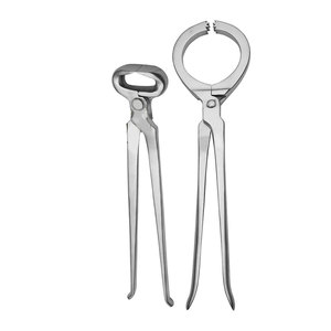 Kit complet d'outils de ferrage pour chevaux, ensemble professionnel d'entretien des sabots avec râpe à sabots, couteau à sabots, tire-ferrures, pince à sabots, râpes et clinceur - Product Image 6