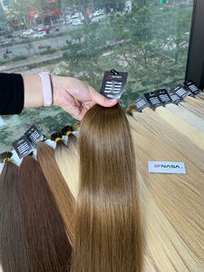 Extensions de Cheveux Humains Vietnamiens 100% Naturels, Blondes Éclatantes, Produit de Beauté en Gros pour Femmes, Cheveux Super Double Drawn, Meilleures Ventes - Product Image 5
