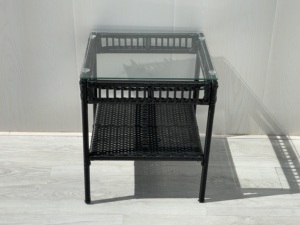 Juego de 3 Sillas Mecedoras de Ratán Modernas y Cómodas de Alta Calidad con Cojín de Poliéster para Muebles de Jardín, Patio y Terraza - Product Image 5