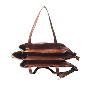 Stylish Leather <b>Handbag</b> Designer Ladies <b>Handbag</b> for Office Work Travel Daily Use Handmade Square Pattern Customizable Packing - Product Image 2