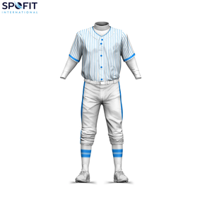 Uniforme de Béisbol Personalizado, Pantalones y Camiseta Transpirables con Estampado por Transferencia de Calor, Cintura Elástica, Cuello en V, Ligero, de Secado Rápido, para Equipos - Product Image 2