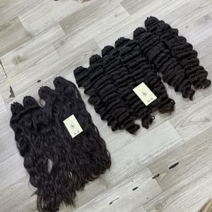 Extensiones de Cabello Humano Vietnamita Ondulado Natural Negro al por Mayor, Doble Trama, Tejido a Máquina - Product Image 6