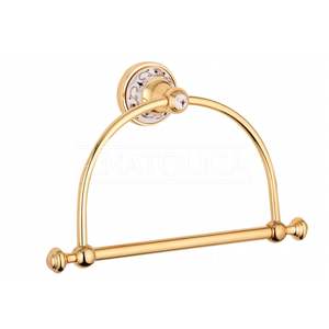 Porte-serviettes design Arc pour salle de bain – Élégant, luxueux, haut de gamme – Support en laiton et aluminium – Organisateur stylé - Product Image 1