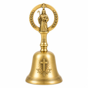 Campanas de Mano Personalizadas para Recuerdos de Boda - Campanas de Mesa de Latón Grabadas Personalizadas para Fiestas Nupciales, Recuerdos de Eventos, Regalos Decorativos - Product Image 3