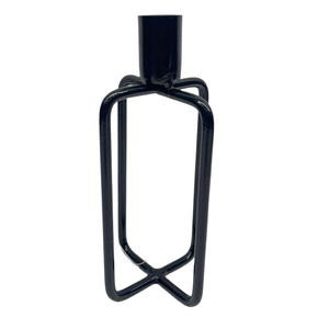 Elegant Forest Green Metal Wrought Iron Taper Candle Holder Scrollwork <b>Tripod</b> Base Rustic Farmhouse Decor Centerpiece for Dining - Product Image 3