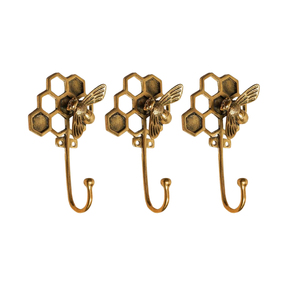 Luxury Metal Leaf <b>Wall</b> <b>Hook</b> Decorative Gold Metal Botanical Single Coat <b>Hook</b> Vintage Tropical <b>Wall</b> Mounted <b>Key</b> Hanger Holder - Product Image 5