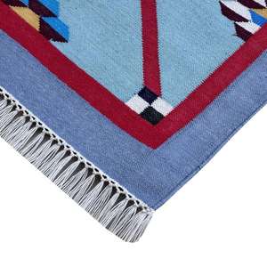 Designer Inspired Cotton <b>Runner</b> Rug for Calm Yoga Practice and <b>Kitchen</b> Routines Set 029 - Product Image 5