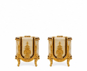 Turkish Style High-Back Royal <b>Bed</b> <b>with</b> 4-Door Wardrobe - Product Image 6