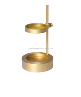 Ensemble de 2 brûleurs à huile pour bougies chauffe-plat et porte-encens, en fer écologique, style moderne artistique et antique, haute qualité, toutes saisons, pour usage aromatique