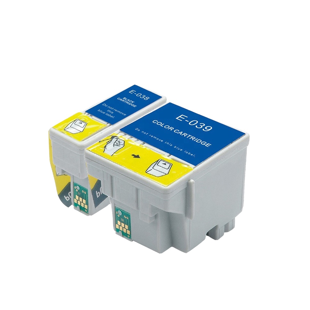 Цветной совместимый чернильный картридж Tatrix T038 T039 для принтера Epson Stylus C43UX C45 CX1500 Cartuchos T038, чернильный картридж T039