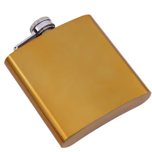 Gourde en cuivre avec logo personnalisé, bouteille à alcool durable pour une utilisation en extérieur - Product Image 1