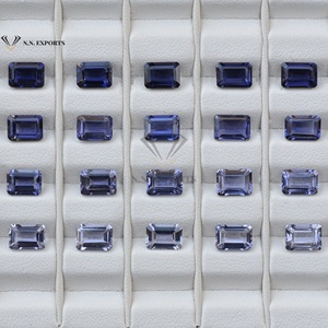 5x7mm Natural Iolite Faceted Octagon Cut Loose Gemstone <b>Hot</b> Selling Bulk Iolite <b>Stone</b> For Handmade Jewelry Best Gifts Items 2025 - Product Image 2