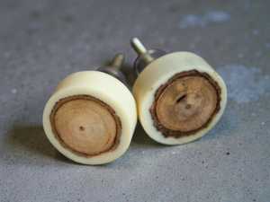 Wooden Resin <b>Knobs</b> Personalized Engravings Coastal Design Eco-Friendly Unique Design for Living Room Furniture Indoor Use - Product Image 2