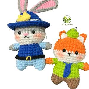 Llavero de ganchillo de alta calidad, personalizado en Vietnam según lo solicitado, tamaño personalizable, caja/OEM - Product Image 4