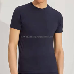 T-shirt pour homme de haute qualité, coupe ample et carrée, design simple et uni, couleurs unies, style streetwear, couleurs vierges pour la personnalisation - Product Image 3