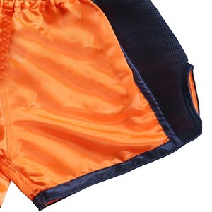 Wholesale Price Low MOQ Custom Made Boxing Trunks Shorts 220g Polyester Breathable Front Muay Thai Kickboxing Training Custom - Product Image 4