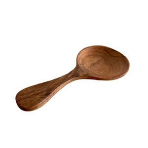 Cuillère en bois d'acacia artisanale de qualité supérieure, fabriquée en Inde, ustensiles en bois hautement polis, service de cuisine, logo personnalisé, maison, hôtel - Product Image 1