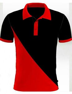 Men's Red Short Sleeve Pique <b>Polo</b> Shirt Solid Color Casual Knitted Plain Dyed Regular Fit - Product Image 6