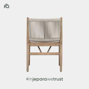 ชุดเก้าอี้สนามสำหรับวิลล่า รีสอร์ท เฟอร์นิเจอร์ภายนอกอาคาร ชุดโต๊ะรับประทานอาหารไม้สักสำหรับโรงแรม ชุดเก้าอี้รับประทานอาหารกลางแจ้งทันสมัยสำหรับสวน - Junan - Product Image 3