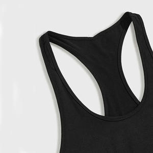 Camiseta sin mangas de punto para hombre, hecha a medida, transpirable, ecológica, de alta calidad, informal, con insignia, de spandex/poliéster - Product Image 6