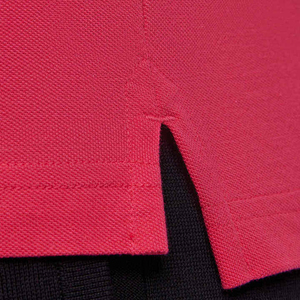 Polo Rojo de Manga Corta para Hombre, 100% Algodón, Tejido Piqué Personalizado, Color Sólido Informal, Transpirable, Corte Regular - Product Image 5