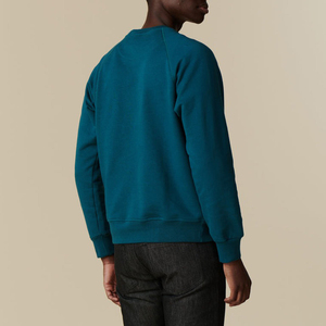 High Quality Unisex Cotton Crew Neck Sweatshirt Oversized Blank Casual Streetwear <b>Pullover</b> - Product Image 2