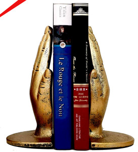 Exclusive Metal Bow Shape Bookend Modern Art Decorative Home Living Room Table Decor Premium Book Holder - Product Image 3