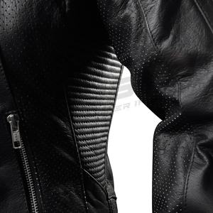 Husky personalizado impreso chaqueta de carreras de motos adultos cuero genuino occidental de talla grande ropa deportiva impermeable transpirable CE - Product Image 4