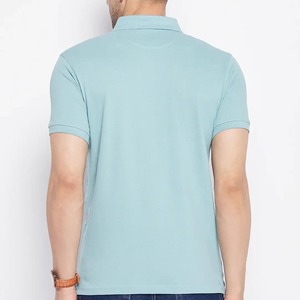 Camiseta Polo de Algodón Mercerizado de Alta Calidad OEM para Hombre, 200 Gramos, Algodón Peinado, Logotipo Personalizado - Product Image 3