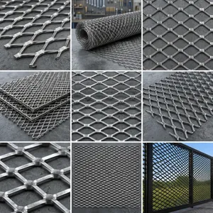 High Efficiency Silver Finish Aluminum Expanded Metal Mesh Roll for Architectural Facade Sunshades and Industrial HVAC Filters - Product Image 4