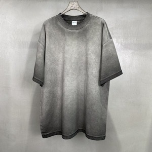 T-shirts épais en coton uni à manches courtes pour hommes, coupe oversize, essentiels, vierges, personnalisables avec logo - Product Image 3
