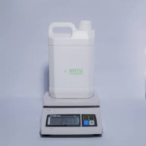 Custom Wholesale <b>5L</b> HDPE Plastic <b>Jerry</b> <b>Can</b> for Cleaning Liquid Package Container Oil Champagne with Screw Cap - Product Image 5