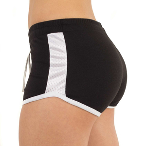 Shorts de sport taille haute élastiques en coton pour femme, coupe ajustée, motif délavé, style streetwear, sexy, pour l'été, personnalisables - Product Image 3