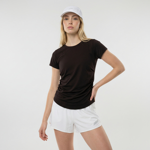 Camisetas de Algodón Grueso para Mujer, Camiseta Informal para Mujer, Camiseta Extra Grande para Mujer, Transpirable, 100% Algodón, Precio Económico - Product Image 4