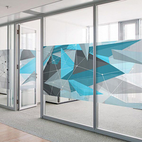 Frameless Clear Transparent Glass Partition Wall Full View Interior Glass Wall for Office