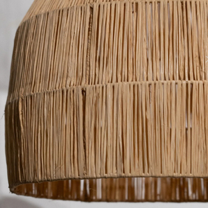 Abat-jour en jute marocain tissé à la main, lampe suspendue, 100% tissé à la main - Product Image 3