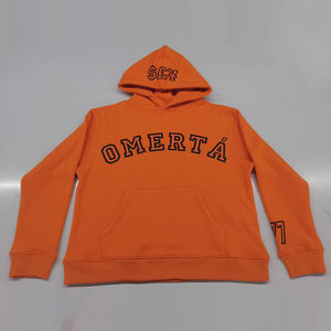 Sweat-shirt à capuche surdimensionné pour hommes en coton épais de qualité supérieure, motif Wreath Tears, style streetwear, vente en gros - Product Image 1