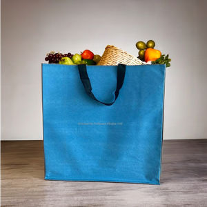 Bolsa de Tela Reutilizable con Logotipo Personalizado, Asas de Cinta de Polipropileno, Tamaño Mediano, Hecha en Hung Yen, Vietnam, para Publicidad y Almacenamiento - Product Image 2