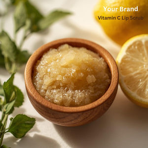 สครับปากวีแกนออร์แกนิค คอลลาเจน ชาเขียว วิตามินซี บำรุงริมฝีปาก ผลไม้ ช่วยผลัดเซลล์ผิว พร้อมรับผลิตโลโก้เอง - Product Image 5