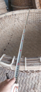 Coracle en bambou de qualité supérieure avec banc et pagaies inclus, Coracle en bambou du Vietnam pour décoration artistique - Product Image 4