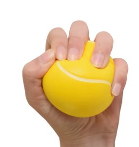 Ballon d'exercice EPP jaune style tennis 65 mm, outil d'entraînement de fitness portable - Product Image 5