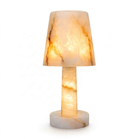Lampe Obélisque en Onyx Blanc Naturel Poli, Faite à la Main, Lumière de Nuit Pyramide en Albâtre Scintillante, Décoration d'Intérieur, Vente en Gros