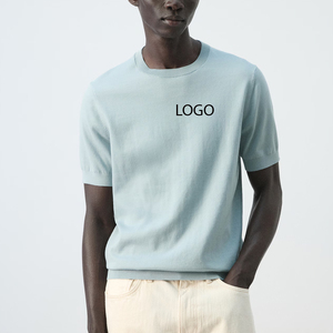 Service OEM : Conception de vêtements décontractés pour commandes en gros – T-shirt tendance en jersey de coton léger 2026, coupe ajustée, couleur unie - Product Image 1