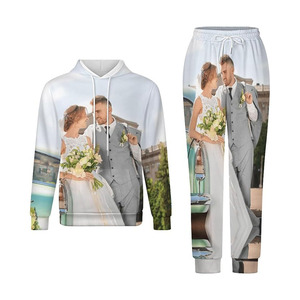 Custom Hoodies <b>Set</b> for men women Personalized Sweatshirt with text logo photo Design Your Own Hoodies and Sweatpants - Product Image 1